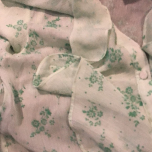 Zara chiffon ruffle blouse size small - Picture 9 of 9